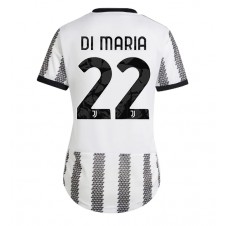 Juventus Angel Di Maria #22 Hjemmedrakt Kvinner 2022-23 Kortermet